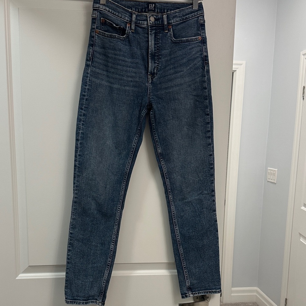 GAP High Rise Dark Blue Jeans